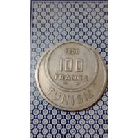 Тунис 100 франков 1950