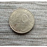 Werty71 Франция 10 сантимов 2000