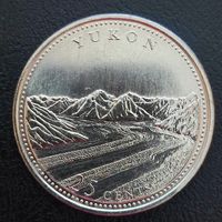 Канада 25 центов 1992, 125 лет конфедерации Юкон (1.7.7)