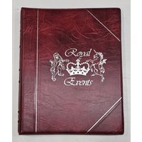 3.BrKS. Великобритания. Колонии.  Оригинальный альбом - Королевское событие. Жизнь и правление королевы Елизаветы, королевы матери. 1985 г. 37 полных серий марок и блоков. "85 лет со дня рождения коро