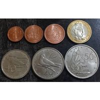 Острова Кука 1, 2, 5, 10, 20, 50 центов и 1 доллар 2010 г. (7 монет)  UNC.