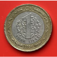 32-07 Турция 1 лира 2009 г.