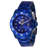 Часы Invicta Pro Diver Automatic Blue Label, новые. Механика, оксидированные корпус и браслет. Водозащита WR 200 м по ISO 22810.
