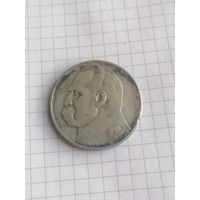 Польша 10 злотых 1937 года.Юзеф Пилсудский