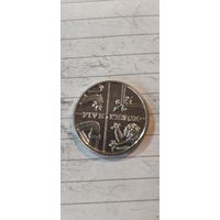 Великобритания 5 пенсе 2012