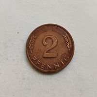 Германия 2 пфеннига 1983 г.