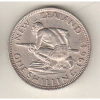 Новая Зеландия 1 шиллинг 1964
