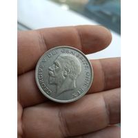 1/2 кроны 1936 Великобритания Георг 5 серебро