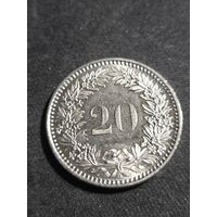 Швейцария 20 раппенов 2016