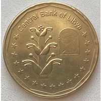 Ливия 1 динар 2017 г.