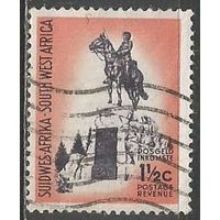 Юго-Западная Африка. Памятник немецкому воину. 1961г. Mi#298.