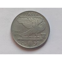 Италия 50 чентезимо 1940 г.