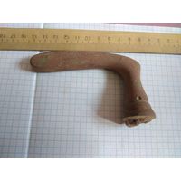 Ручка дверная. Похоже латунька. Находка