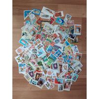 100 марок с повреждениями