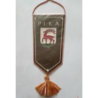 Польша. Вымпел.Герб г. Пила.