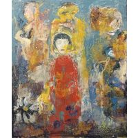 Лисовский А.С "Сон Анжелики", 2026 г. Холст, акрил. Размер 60х50 см.