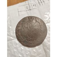 5 копеек 1766 г. ЕМ.