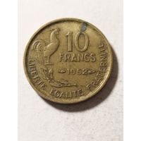 Франция 10 франков 1952