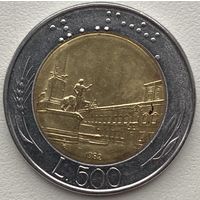 Италия 500 лир 1982 г.