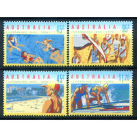 Австралия - 1994г. - Столетие организованного спасания на водах в Австралии - 4 марки - полная серия, MNH [Mi 1385-1388]. #3-WB-Z-1-27