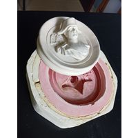 - ФОРМА Наполеона-Бонапарта I с орлом для отливки Розетки Горельефа-Барельефа 17.5х7.5 см