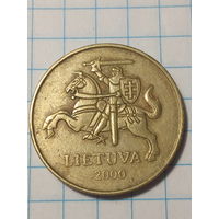 50 центов Литва 2000 год.