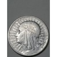 5 злотых 1934г.Ядвига