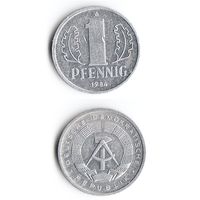 1 пфенниг ГДР 1984 года