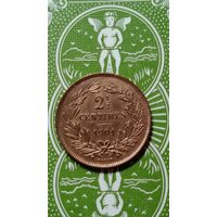 Люксембург 2 1/2 сантима 1901