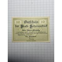 Нотгельд 10 пфеннигов Германия-3012