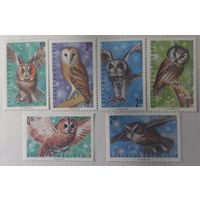 Болгария. 1992г. Совы.