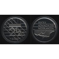 Нидерланды km206 2 1/2 гульдена 2000 год капсула (_6