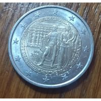 Австрия, 2 евро 2016 года, 200 лет Национальному банку