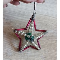 Елочные игрушки, стекло, стеклярус