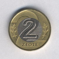 Польша, 2 злотых 1995 г.