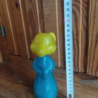 Игрушка пластмассовая ссср Лисичка ранняя на дисках