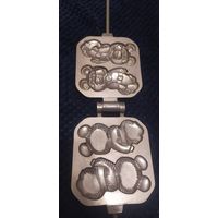 Форма для выпечки мишка, состояние нового, распродажа с рубля три дня