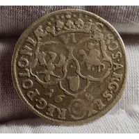 С РУБЛЯ! много лотов, 6 грошей шестак 1683? года, Ян Собеский