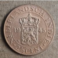 Голландская Ост-Индия 2.5 цента, 1945 г., KM# 316