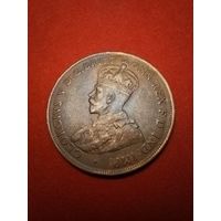 1 пенс (пенни) 1922. Австралия. Георг Тощий. Медь. Супер Штемпельный Нульц. (2)