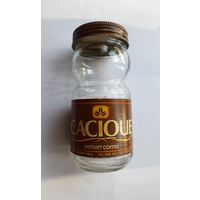 Стеклянная банка от кофе "CACIQUE" времён СССР.