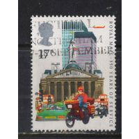 Великобритания 1985 EII 350 летие Британской почты Посыльный на мотоцикле #1035I