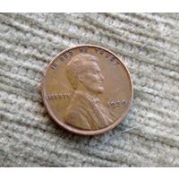 Werty71 США 1 цент 1939 пшеничный
