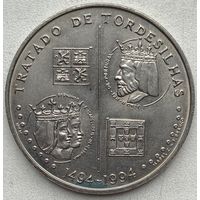 Португалия 200 эскудо 1994 г. 500 лет с момента заключения Тордесильясского договора