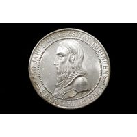 5 марок 1927 г. Веймарская республика (Германия), Пауль фон Гинденбург. "450 лет Тюбингенскому университету". Штемпельный блеск, редкая!