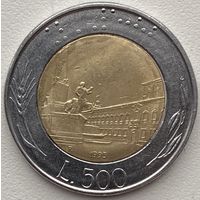 Италия 500 лир 1995 г.