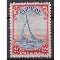 133.BrKCI. Великобритания. Колонии. Бермудские острова. Местные мотивы. Георг V. 1936 г. 2P. Mi.#92(*).