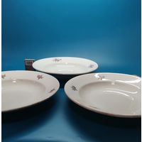 Тарелка СССР. глубокая. Буди. 3 шт. одним лотом.