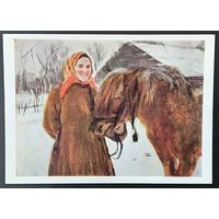 Комплект из 12 открыток без обложки (не хватает 4) Творчество В.Серова 1966 Выпуск 2