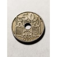Испания 50 сентим 1949